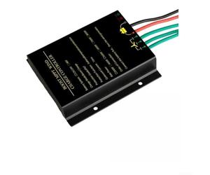 MPPT Contrôleur d'éolienne 12 V/24 V IP67 étanche Régulateur Boost avec LED pour gel acide pour batterie Système de charge Générateur éolienne Fonctionnement silencieux Aluminium (C)