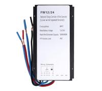 MPPT Contrôleur d'éoliennes 12V 24V 300W 600W | l'eau IP67 protégé pour Le générateur d'éoliennes | Dissipation Automatique du freinage et de la Chaleur | Système de Protection