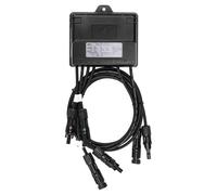 MPPT Optimiseur d'énergie photovoltaïque avec suivi au niveau du module pour panneaux solaires, entrée 12 V-75 V, sortie 650 W/800 W/1600 W, boîtier ABS noir, certifié CE