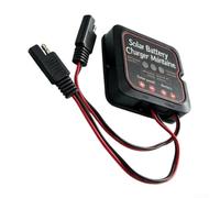 MPPT Régulateur de charge solaire 12 V 10 A pour batteries AGM/gel/lithium | 30 % plus efficace que pour PWM, avec indicateur LED et connecteur SAE, protection contre les surcharges