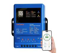 MPPT Régulateur de charge solaire 40 A 12 V 24 V 36 V 48 V 120 V PV avec application WiFi Bluetooth et activation 0 V LiFePO4 - Contrôleur de charge solaire LTM4840 pour camping-car, caravane, système