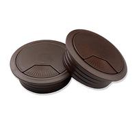 Mprofi MT® 10 Pièces | Passe Cable Bureau Marron Ø 80mm | Passages de Passe Fil Bureau en Plastique | Cable Management PC Gamer | Organisateur de Gestion des Câbles pour la Maison et Le Bureau