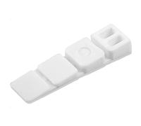 Mprofi MT® 100 Pièces | Cales pour Meubles Blanc | Cale Plastique pour Nivellement | Cales Meuble 15 x 58 x 75mm | Cale Plastique de Reglage avec Points de Rupture Prédéterminés Intégrés
