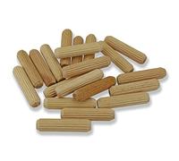 Mprofi MT® 140-150 Pièces | Chevilles en Bois 10x35mm | Cheville Cannelée en Bois de Hêtre | Assemblage Invisible | Idéale pour Les Menuisiers et Les Amateurs de Bricolage | Construction de Meubles