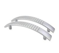 Mprofi MT® 2 Pièces | Poignée de Meuble pour Armoires de Cuisine | Espacement des Trous 96mm | Poignées pour Armoires de Cuisine, Commodes, Placards et Tiroirs Poignées de Tiroir | Couleur Aluminium
