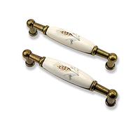 Mprofi MT® 2 Pièces | Poignée de Meuble pour Armoires de Cuisine | Espacement des Trous 96mm | Poignées pour Armoires de Cuisine, Commodes, Placards et Tiroirs Poignées de Tiroir | Couleur Dorée