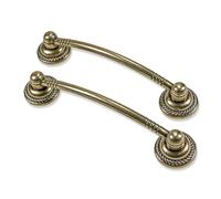 Mprofi MT® 2 Pièces | Poignée de Meuble pour Armoires de Cuisine | Espacement des Trous 96mm | Poignées pour Armoires de Cuisine, Commodes, Placards et Tiroirs Poignées de Tiroir | Couleur Dorée