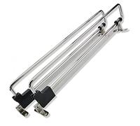 Mprofi MT® 2 Pièces | Porte Cintre Coulissant 250mm | Porte Manteaux Télescopique | Vêtements Extractible | Tringle Coulissante Penderie pour Armoire ou Dressing | Tige de Placard Extensible