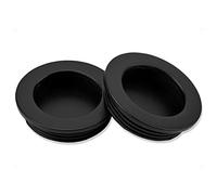 Mprofi MT 2 X Poignée Ronde-Poignee de Meuble Cuisine-Poignée Meuble-Poignee de Meuble-Poignee de Porte-Poignet de Porte Cuisine-Poignée Meuble Cuisine-Bouton de Porte Cuisine-Couleur:Noir Ø40,5mm