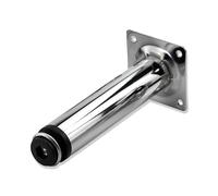 Mprofi MT® 4 Pièces | Pieds de Meuble Réglable Hauteur: 150mm Ø 30mm | Pieds Meuble Cuisine Metal | Pied de Table | Pied de Bureau | Nivellement Réglables en Hauteur pour Meubles | Chromé