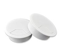 Mprofi MT® 5 Pièces | Passe Cable Bureau Blanc Ø 60mm | Passages de Passe Fil Bureau en Plastique | Cable Management PC Gamer | Organisateur de Gestion des Câbles pour la Maison