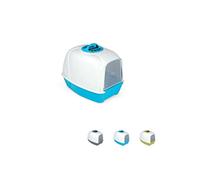 MPS Maison de Toilette pour Chat Pixi Gris/Blanc 52 X 39 X 39 cm