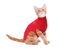 MPS Medical Pet Shirt pour Chats, Rouge, XXXS