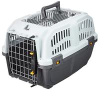 Cage de transport pour chien Nobby Pet Skudo 1 Open Gris 48x31,5x31 cm