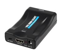 MPTECK @ Convertisseur HDMI vers péritel Adaptateur MHL HDMI vers SCART HD soutien NTSC PAL pour SKY HD Blu Ray APPLE TV DVD PS3