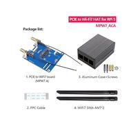 MPW7ACA para 5 PCIE M.2 Módulo E-Key WiFi7 com Case BE200 Suporte TPU,WiF6E AX210,AX200