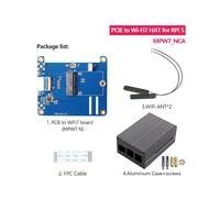 MPW7NCA para 5 PCIE M.2 Módulo E-Key WiFi7 + Case BE200 Suporte TPU,WiF6E AX210,AX200 Placa Adaptadora