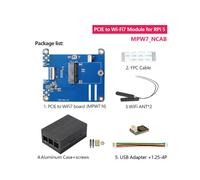 MPW7NCAB para 5 PCIE M.2 Módulo E-Key WiFi7 + Kit Adaptador USB BE200 Suporte TPU,WiF6E AX210,AX200