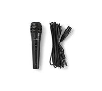 Nedis Microphone MPWD15BK Cardioïde filaire Sensibilité -72 dB ±3 dB Câble détachable Noir