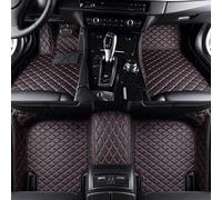 MPXQISVB Tapis de Sol de Voiture pour Mercedes GLB (7 Seats) 2020-2024, Voiture Cuir Tapis De Sol,Floor Mats,Full Coverage Car Floor Mats Set,imperméables et antidérapants,BlackRed-LHD