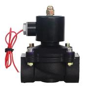 MPYJDTOI 2 Way Brass Coil Air Gas Water Plastic Solenoid Valve 1 inch 1-1/4" Normally Close 2W250-25 2W320-32(1-1/4",DC24V)
