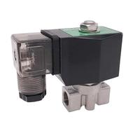 MPYJDTOI 2 Way SUS304 Water Solenoid Valve Normally Close Port G1/4" AC220V Orifice 3mm/4mm/5mm/6mm 0-20bar/10bar/7bar/5bar(6mm 5bar,AC24V_NBR)