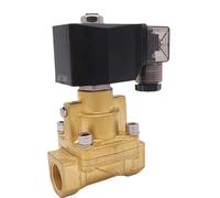 MPYJDTOI 25bar Brass High Temperature 2 Way Water Steam Solenoid Valve for Hot G1/2" DC12V Orifice 15mm Normal Close PZ-15(AC110V)