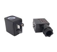 MPYJDTOI 4V210-06/08 4V220-06/08 4V230C 2P025-06/08 2V025-06/08 3V1-06 Plug Type 24VDC 12V DC 220V AC 110V Valve Solenoid Coil(DC24V 6.8W)