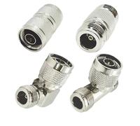 MPYJDTOI Adaptateur d'antenne 4G, répartiteur 2 Voies, connecteur coaxial RF N mâle vers N Femelle, Angle Droit, 90 degrés, for routeur, câble coaxial(NJ-NJ X1)