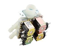 MPYJDTOI Électrovanne électromagnétique en Plastique, normalement fermée, 12 V/24 V/220 V CC G3/4", 1 entrée/4 Sorties, électrovanne d'entrée d'eau électrique(DC 12V)