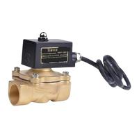 MPYJDTOI Explosion Proof Solenoid Valve 1-1/2" 2 inch 24VDC 220V AC Normally Close 2W400-40 2W500-50 Large Gas minera(1-1/2",DC24V)