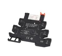 MPYJDTOI Module de Relais Mince 6,2 mm 41F, Montage sur Circuit imprimé intégré, Relais de Puissance 12 VCA, 24 VCA, 48 VCA, 110 VCA, 230 VCA(Black 230VAC)