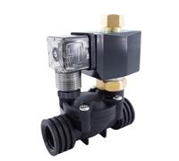 MPYJDTOI Normal Open 2 Way Plastic Solenoid Valve 1/2" 3/4 1 inch Orifice 15/20/25mm PP-15/20/25K Water 10bar 220V NO(3/4",FKM_DC12V)