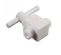 MPYJDTOI Robinet à Bille d'arrêt PTFE Femelle ou mâle 1/8", 1/4", 3/8", 1/2", 3/4", 1" BSPP, Robinet à Aiguille for Laboratoire, Eau, gaz, pétrole(1/8",Needle Valve_Male-Male)