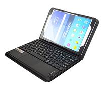MQ Étui clavier Bluetooth avec pavé tactile pour Samsung Galaxy Tab A 10.1 WiFi SM-T580, LTE SM-T585 | Étui clavier pour Tab A 10.1 | Clavier allemand QWERTZ
