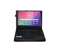 MQ pour Galaxy Tab A 10.1 (2019) - Etui avec clavier français (AZERTY) pour Samsung Galaxy Tab A 10.1 (2019) LTE SM-T515, WiFi T510 | Housse avec clavier bluetooth, touchpad (pavé tactile) intégré