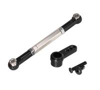 MQAIBENG Compatible avec la Tour d'amortisseurs de Pare-Chocs Avant télécommandée M-JX H12Y 1/12, avec Accessoires de Mise à Niveau et de Modification en métal Lourd(Server Pole BK)