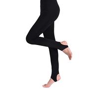 MQDL Women S Fleece Lined Tight, Warm Fleece Pantyhose, Skin Colour Leggings Women, Winter Thickened Warm Fleece Lined High Waist Leggings (Black Stirrups,80g)