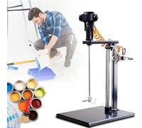 MQDLJSE Agitateur pneumatique, mélangeur à cuve, hélice Repliable, avec Support de Suspension, pour la Dissolution de peintures et d'encres liquides visqueuses.