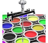 MQDLJSE Agitateur pneumatique pour cuve IBC, mélangeur de Peinture pneumatique 1 tonne/1000 L, 1/2 CV, avec Support de Suspension, Vitesse de Rotation : 0-2500 TR/Min, hélice Repliable, po