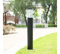 MQDLJSE Éclairage de Paysage IP65, Lampe Haute Colonne, Lampe de Jardin extérieure, borne Lumineuse en Aluminium, allée, Sol, pelouse, E27, décoration, Lanterne de Pilier, éclairage paysag