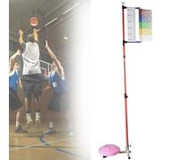 MQDLJSE Équipement d'entraînement au Saut en Hauteur au Sol, Outil d'évaluation de Saut en Alliage d'aluminium de 1,3 m à 3,6 m pour terrains de Sport intérieurs et extérieurs - Testeur de