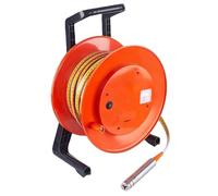MQDLJSE Indicateur de Niveau d'eau pour puits Profonds 10-300 mètres avec Maintien de la Valeur maximale et LED - Jauge précise pour forages, eaux souterraines et réservoirs (30 mètres/98,