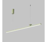 MQDLJSE Lustre linéaire à LED, Style Nordique, Suspension Longue Bande, luminaire de Plafond, luminaire pour îlot de Cuisine, Lustre géométrique pour Salle à Manger, Table de Billard, 3 mo