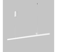 MQDLJSE Lustre linéaire à LED, Style Nordique, Suspension Longue Bande, luminaire de Plafond, luminaire pour îlot de Cuisine, Lustre géométrique pour Salle à Manger, Table de Billard, 3 mo