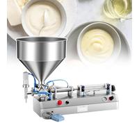 MQDLJSE Machine de Remplissage de Miel, remplisseuse en Acier Inoxydable, trémie de Grande capacité de 40 L (démontée et remontée), pour Le Remplissage de Boissons, Produits d'hygiène et h