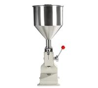 MQDLJSE Machine de Remplissage Manuelle, remplisseuse de Bouteilles en Acier Inoxydable pour liquides et pâtes, avec trémie de 10 L, pour Applications pharmaceutiques et cosmétiques.