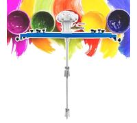 MQDLJSE Mélangeur de Peinture pneumatique avec agitateur à Fixation par Pince, pour cuve, fût ou conteneur IBC. Capacité de mélange : 1 000 l. Support de Suspension Inclus.