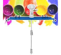 MQDLJSE Mélangeur de Peinture pneumatique avec agitateur à Fixation par Pince, pour cuve, fût ou conteneur IBC. Capacité de mélange : 1 000 l. Support de Suspension Inclus.