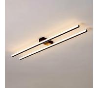 MQDLJSE Plafonnier Minimaliste à LED, Lustre linéaire à Longue Bande, plafonnier Semi-encastré, lustres Modernes pour Salon, Chambre à Coucher, Cuisine, Couloir, luminaire de Plafond
